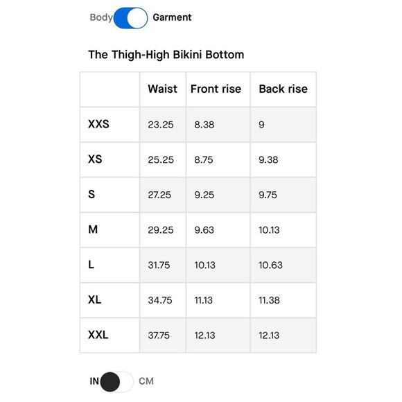 NWT Everlane The Thigh-High Bikini Bottom in Blue Dusk Size Large - Picture 7 of 8